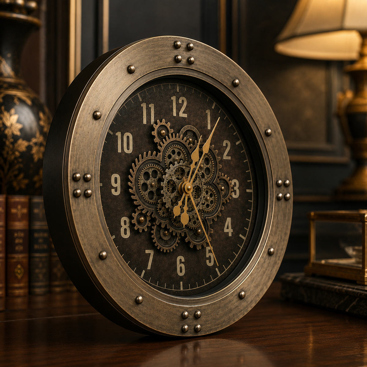 Aurelius Vintage Gear Wall Clock