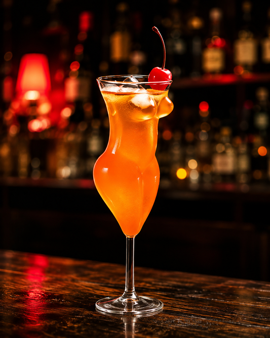 200 ml Lady Cocktail Glass – Elegant Sculpted Stem Glass for Cocktails & Beverages