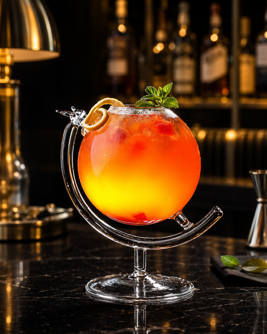 Octopus Tentacle Cocktail Glass – 300 ml | Sculptural Luxury Bar Glass