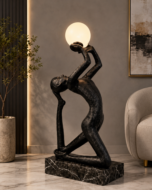 Sculptural Dancer Floor Lamp – Artistic LED Statement Light